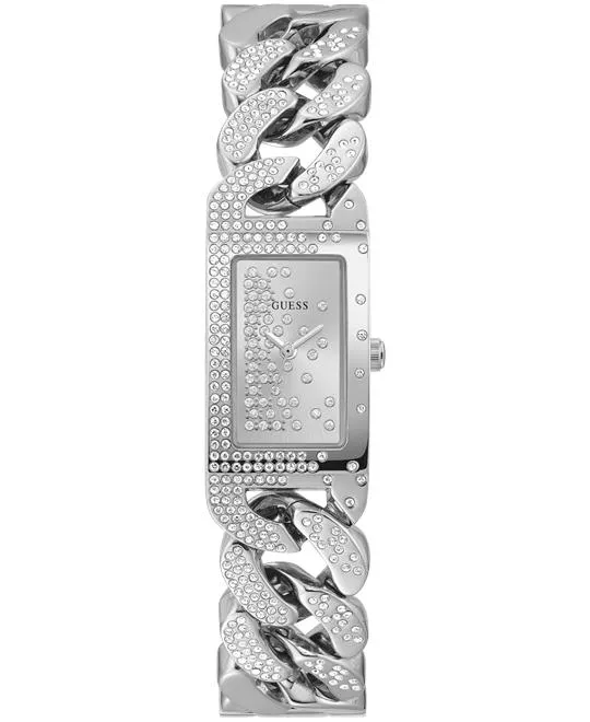 Guess Vanity Silver Tone Watch 19mm