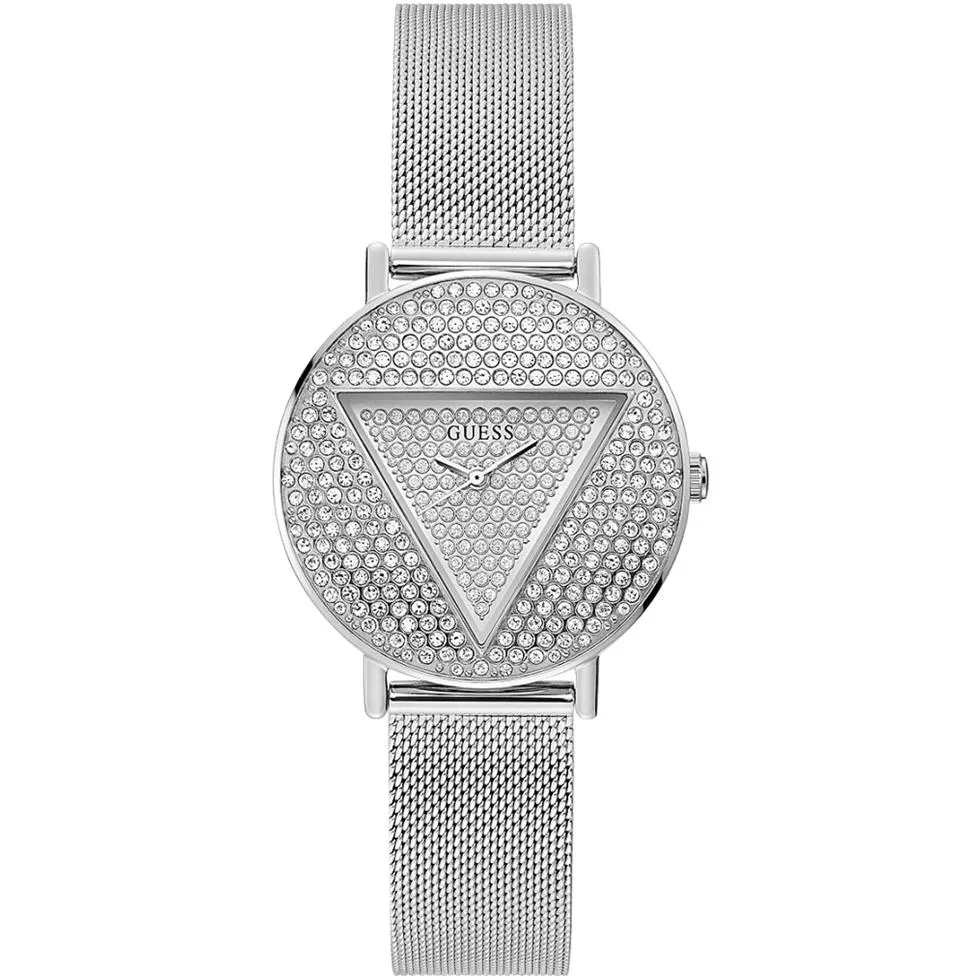 Guess Iconic Silver Tone Watch 36mm
