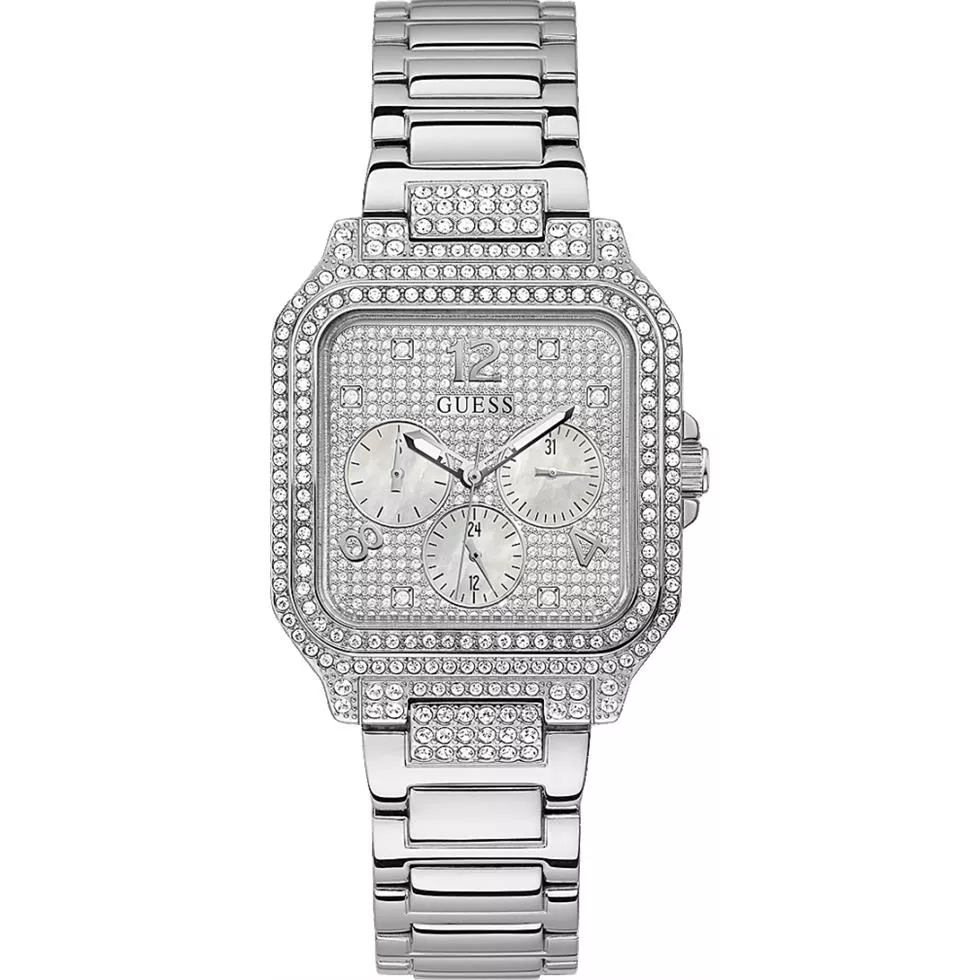 Guess Integrity Silver Tone Watch 35mm