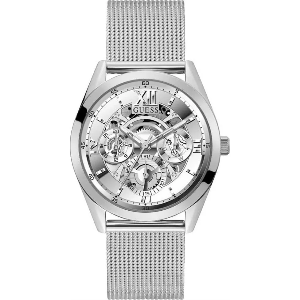 Guess Mirage Silver Tone Watch 42mm