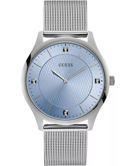 Guess Silver Tone Watch 44mm