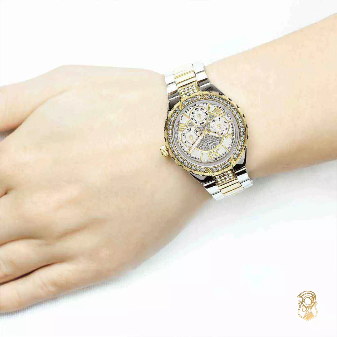 Guess Sparkling Hi-Energy Gold Watch 37mm