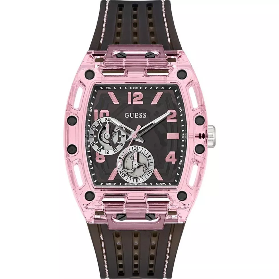 Guess Sporting Pink Black Multi-function Watch 42mm