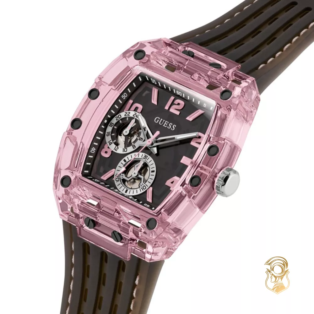 Guess Sporting Pink Black Multi-function Watch 42mm