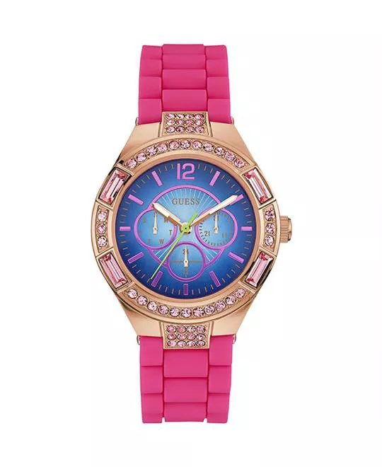 GUESS Sporty Rose Gold-Tone Watch 40mm