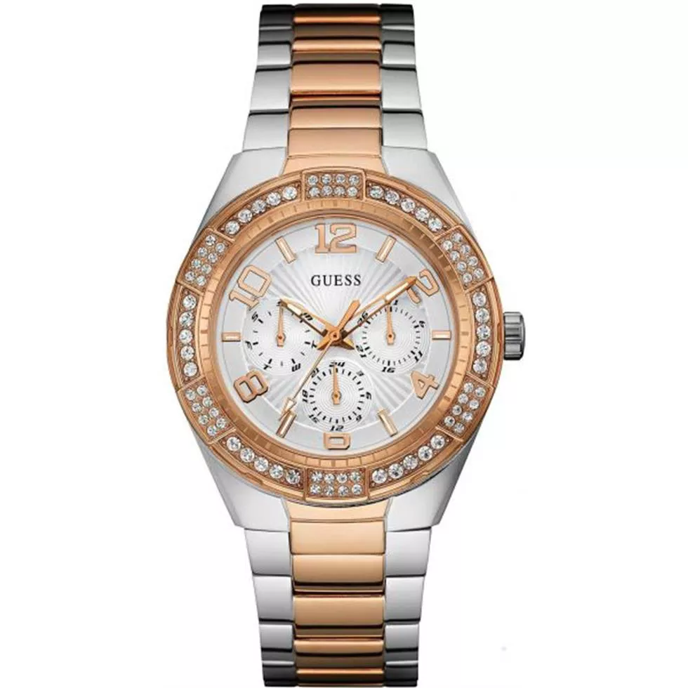 Guess Sparkling Two Tone Watch 40mm