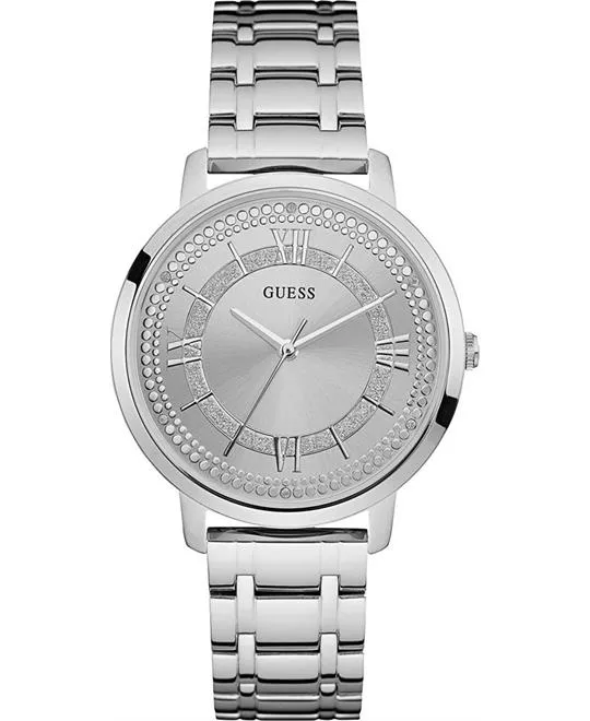 Guess Willow Silver Tone Watch 40mm 
