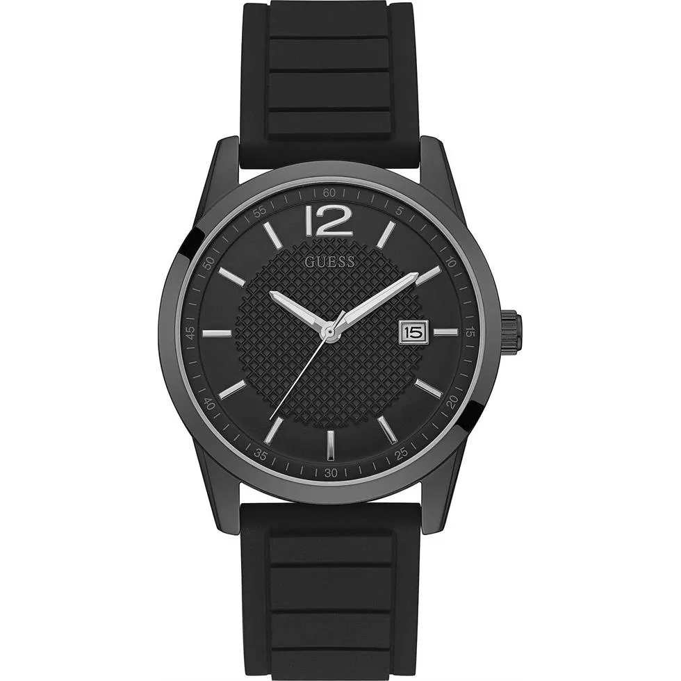 Guess Stainless Steel Casual Silicone Watch 42mm