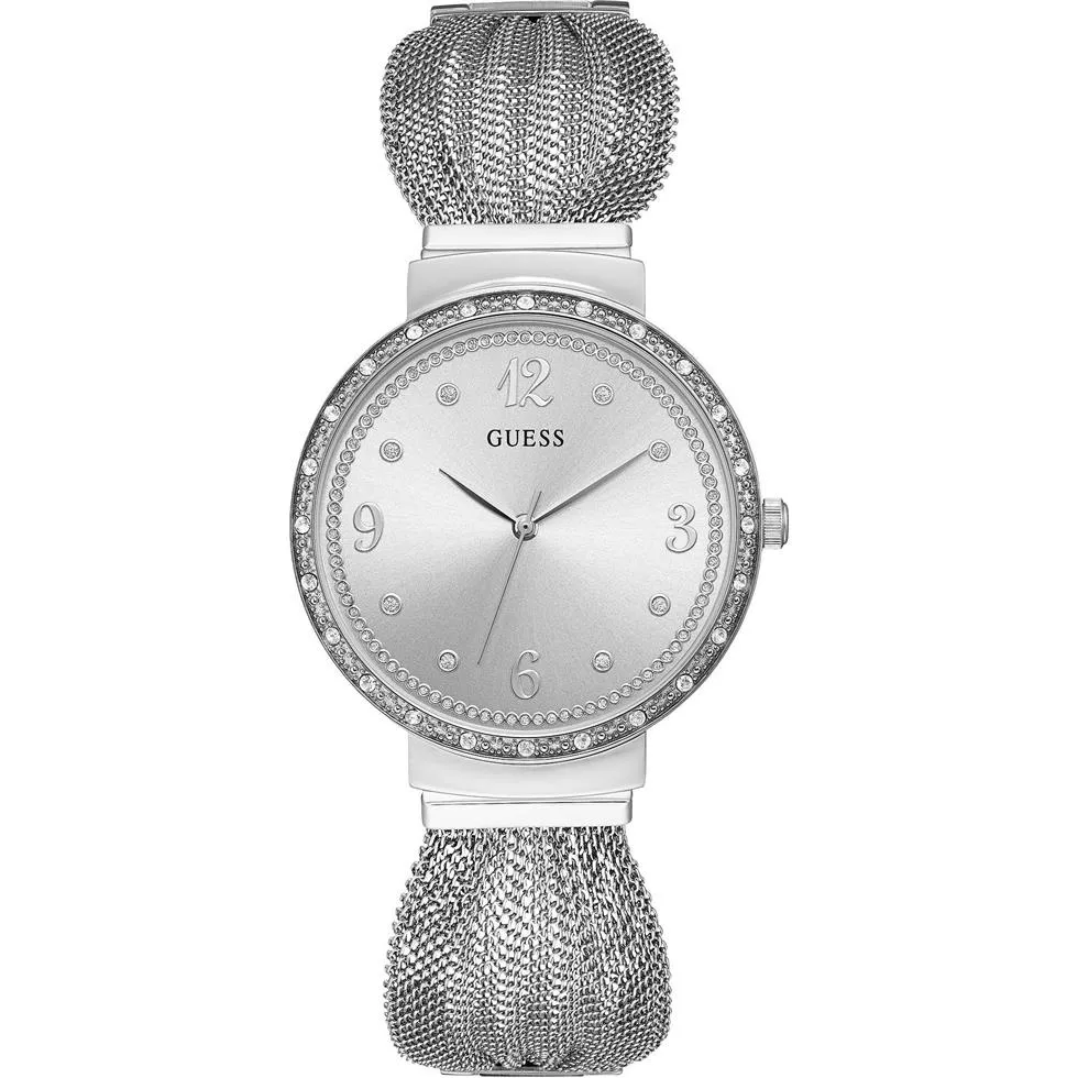 GUESS Stainless Steel Mesh Bracelet Watch 36mm 