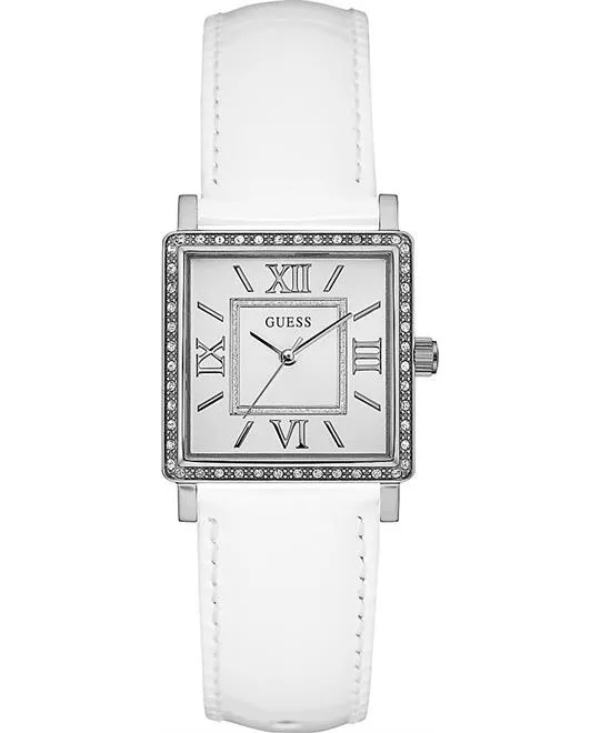 GUESS Timeless Style White and Silver Watch 27mm