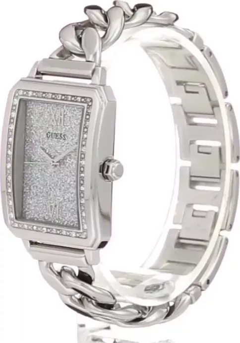 GUESS TRENDY CHAIN LINK WATCH 28MM