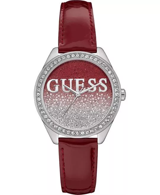 Guess Glitter Red Watch 36mm