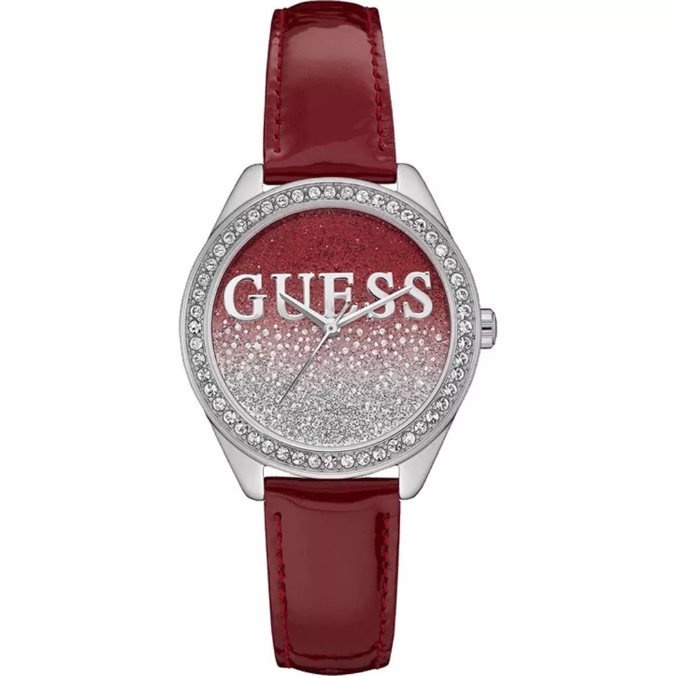 Guess Glitter Red Watch 36mm