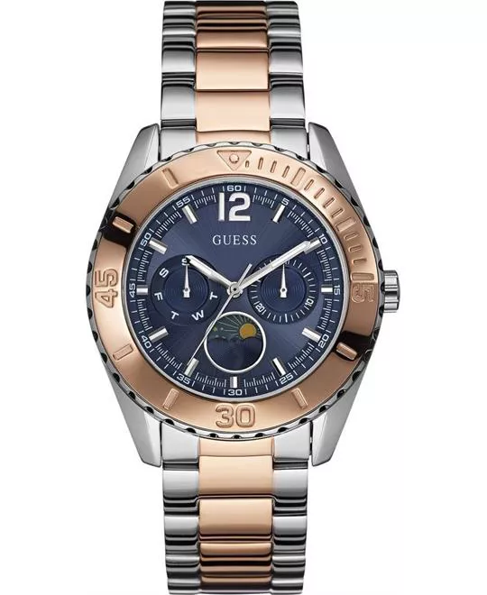 Guess Two-Tone Blue Watch 40mm