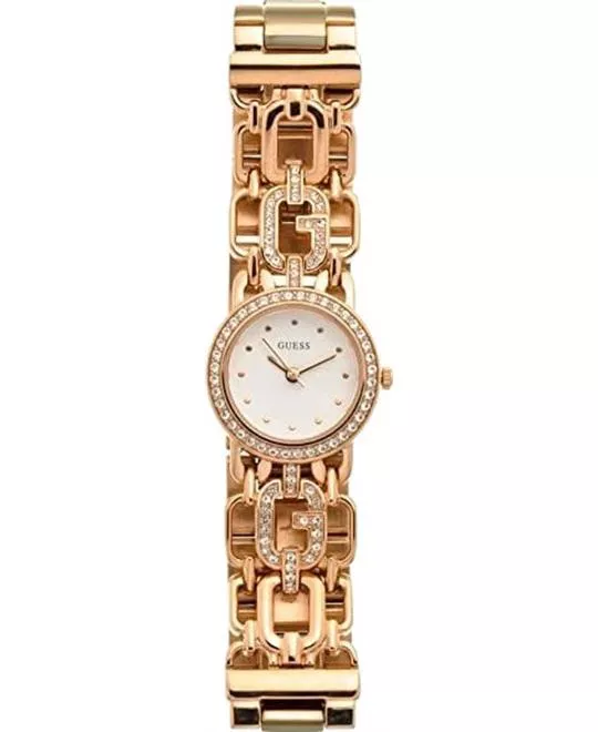 Guess Vanity Chain Rose Gold Watch 22.5mm