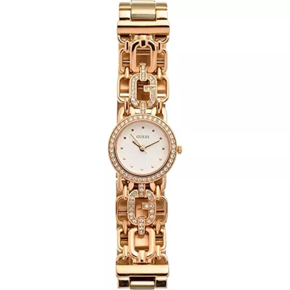 Guess Vanity Chain Rose Gold Watch 22.5mm