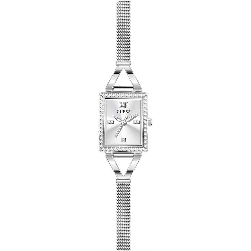 Guess Vanity Silver Tone Watch 22mm