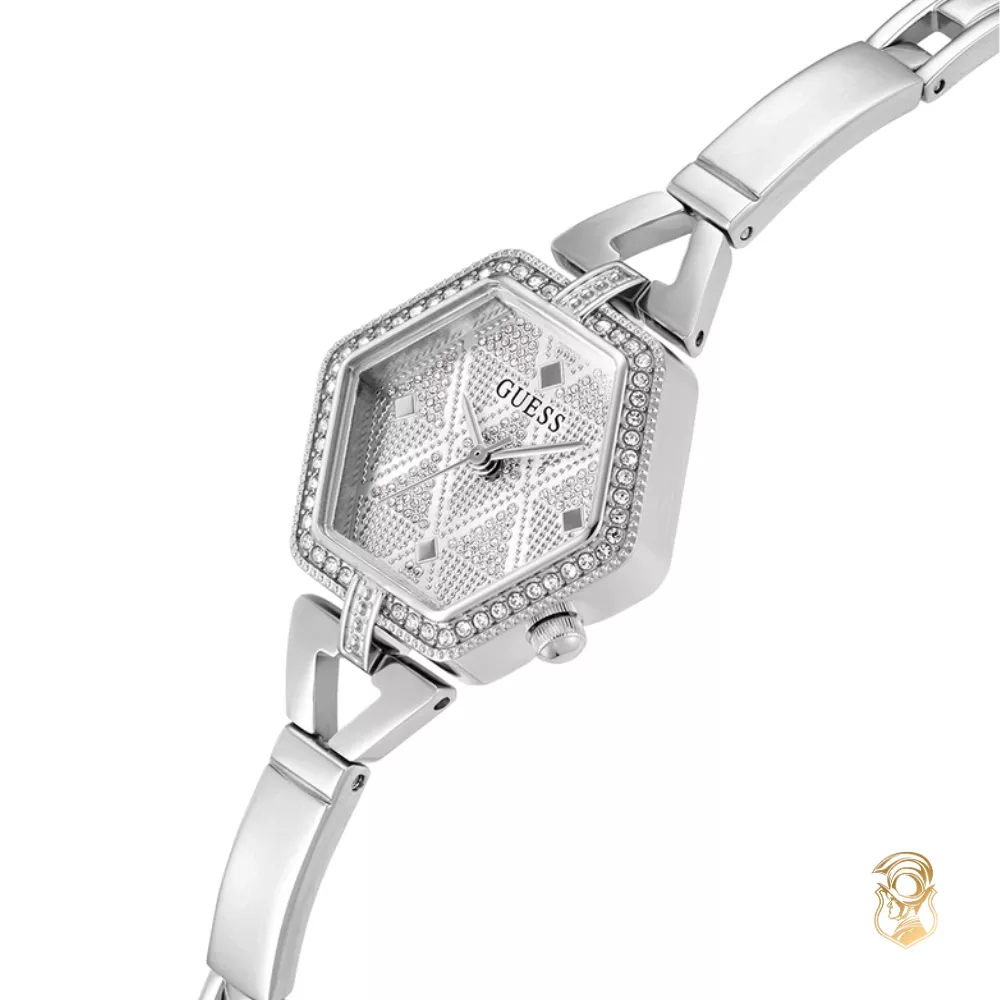 Guess Vanity Silver Tone Watch 28mm