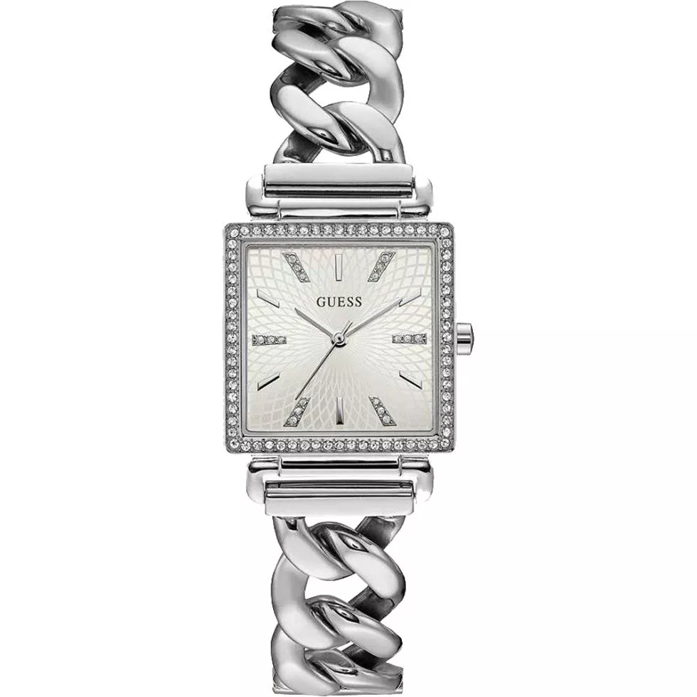 Guess Vanity Silver Watch 28mm 