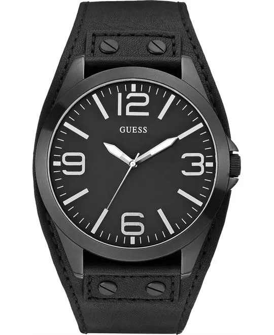 GUESS Leather Cuff  Men's Watch 49mm 