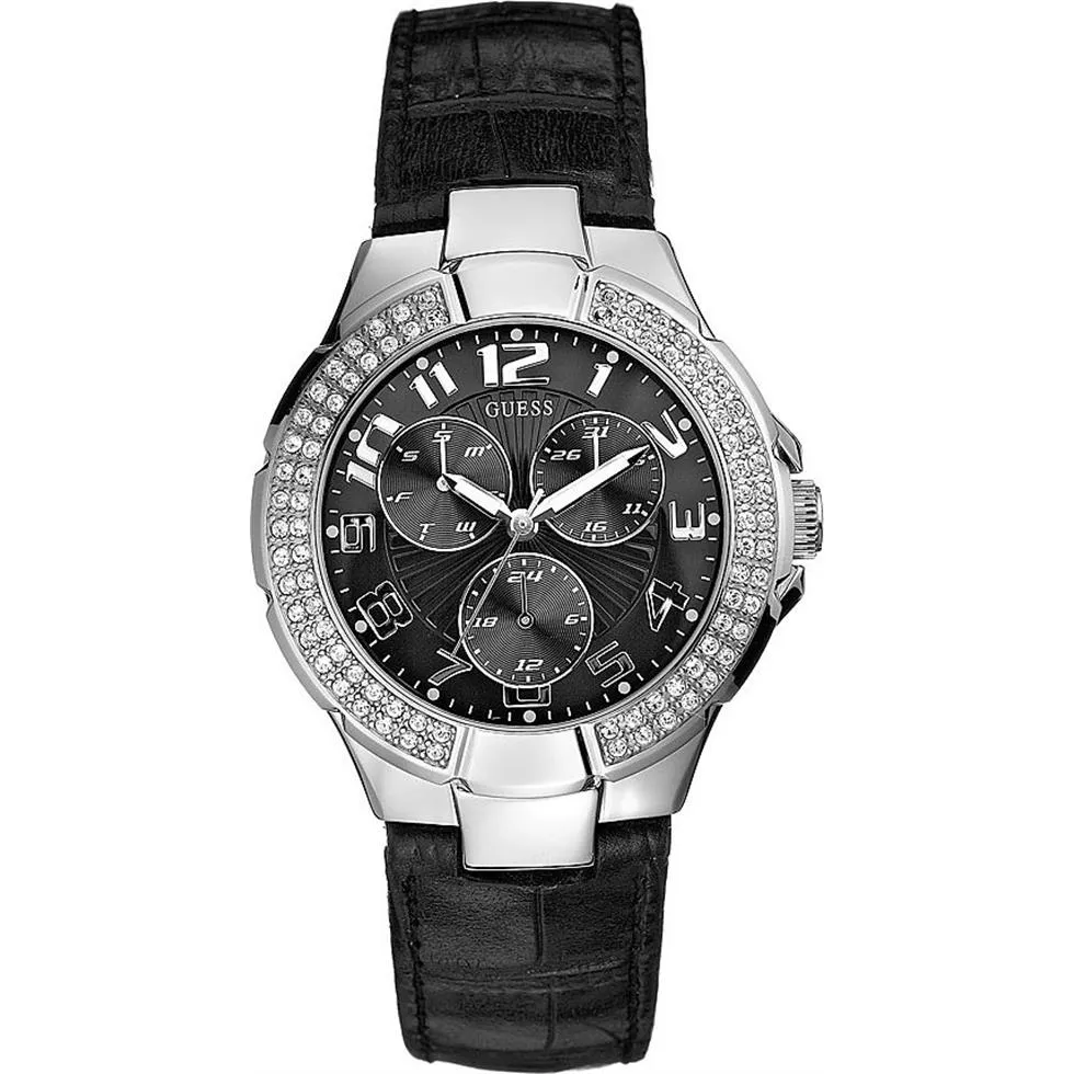 Guess Watches Sport Ladies Leather Strap 