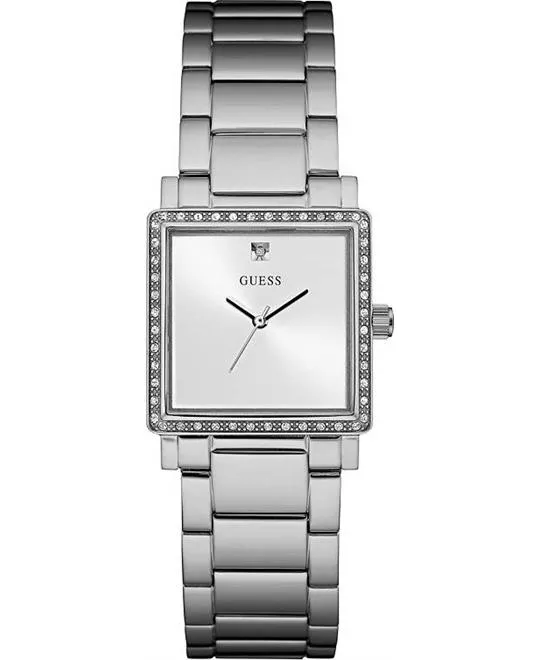Guess Highline Silver Tone Watch 28mm