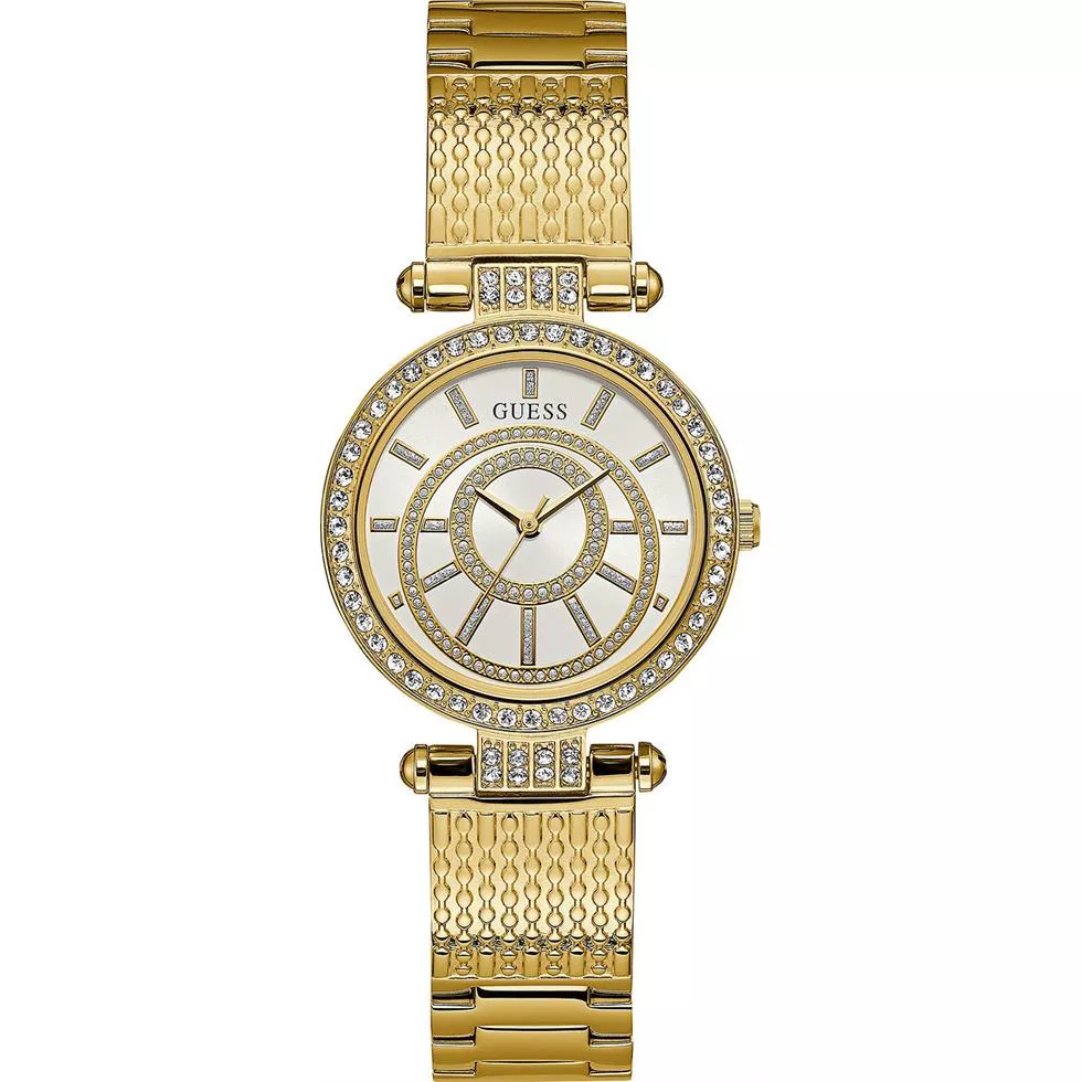 GUESS Women's Gold-Tone Watch 32mm