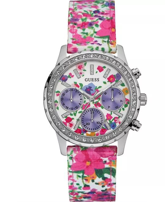 Guess Floral Multicolor Tone Watch 38mm