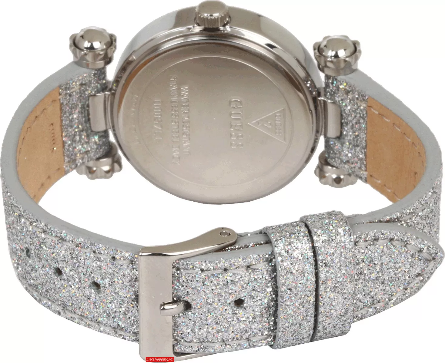 GUESS GLITTER SILVER SHINE SEXY LADIE'S WATCH 32mm