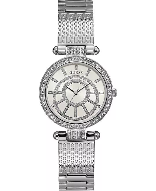 Guess Muse Silver Tone Watch 32mm