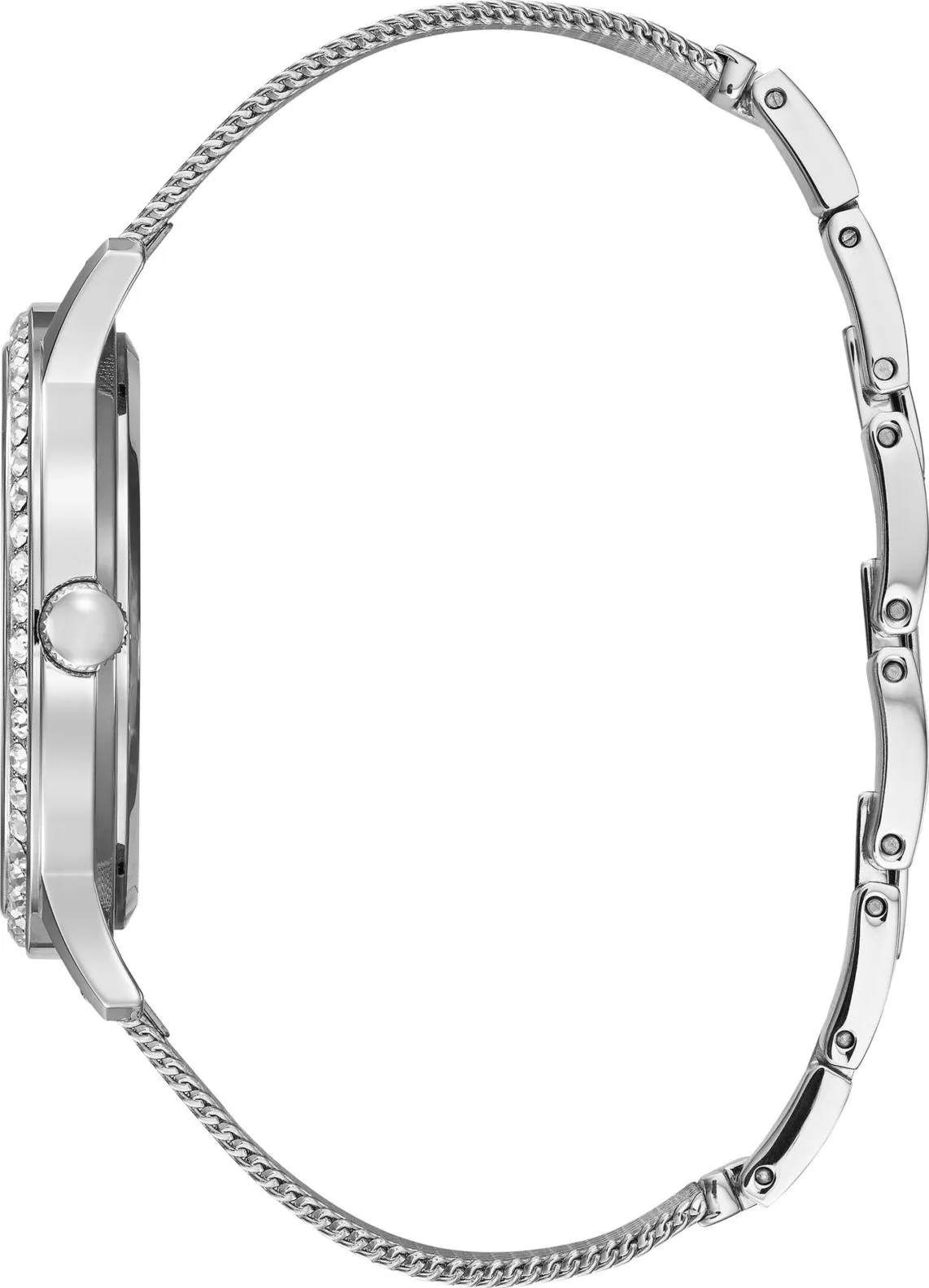 GUESS Women's Stainless Steel Mesh Bracelet Watch 39mm 