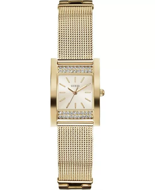 GUESS Timeless Shine Crystal Mesh Watch 23mm