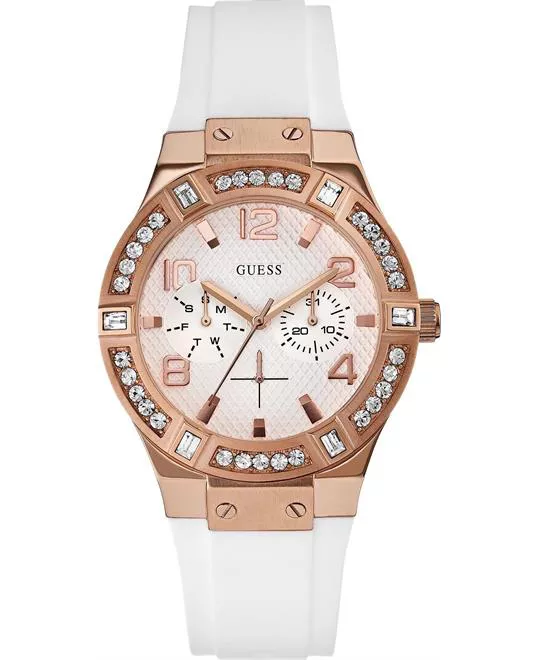 Guess Rigor White Watch 39mm