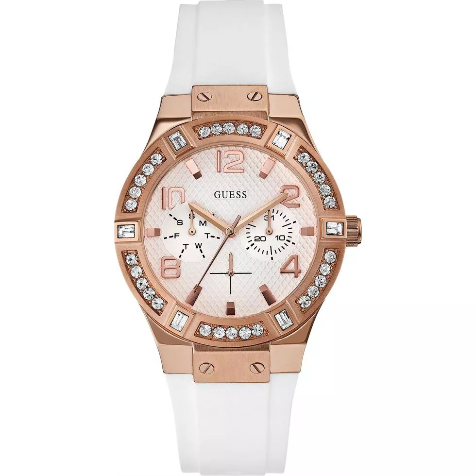 Guess Rigor White Watch 39mm