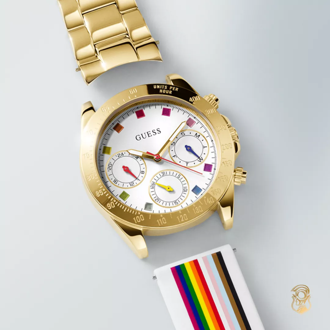 Guess Worn with Pride Watch Set 38mm