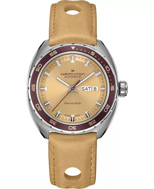 Hamilton American Classic Pan Europ Day Date Auto Watch 42mm