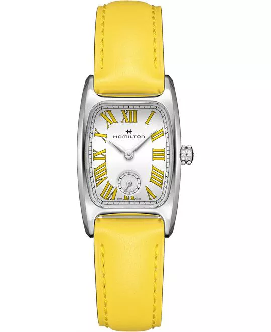 Hamilton American Classic Yellow Watch 24mmx27mm