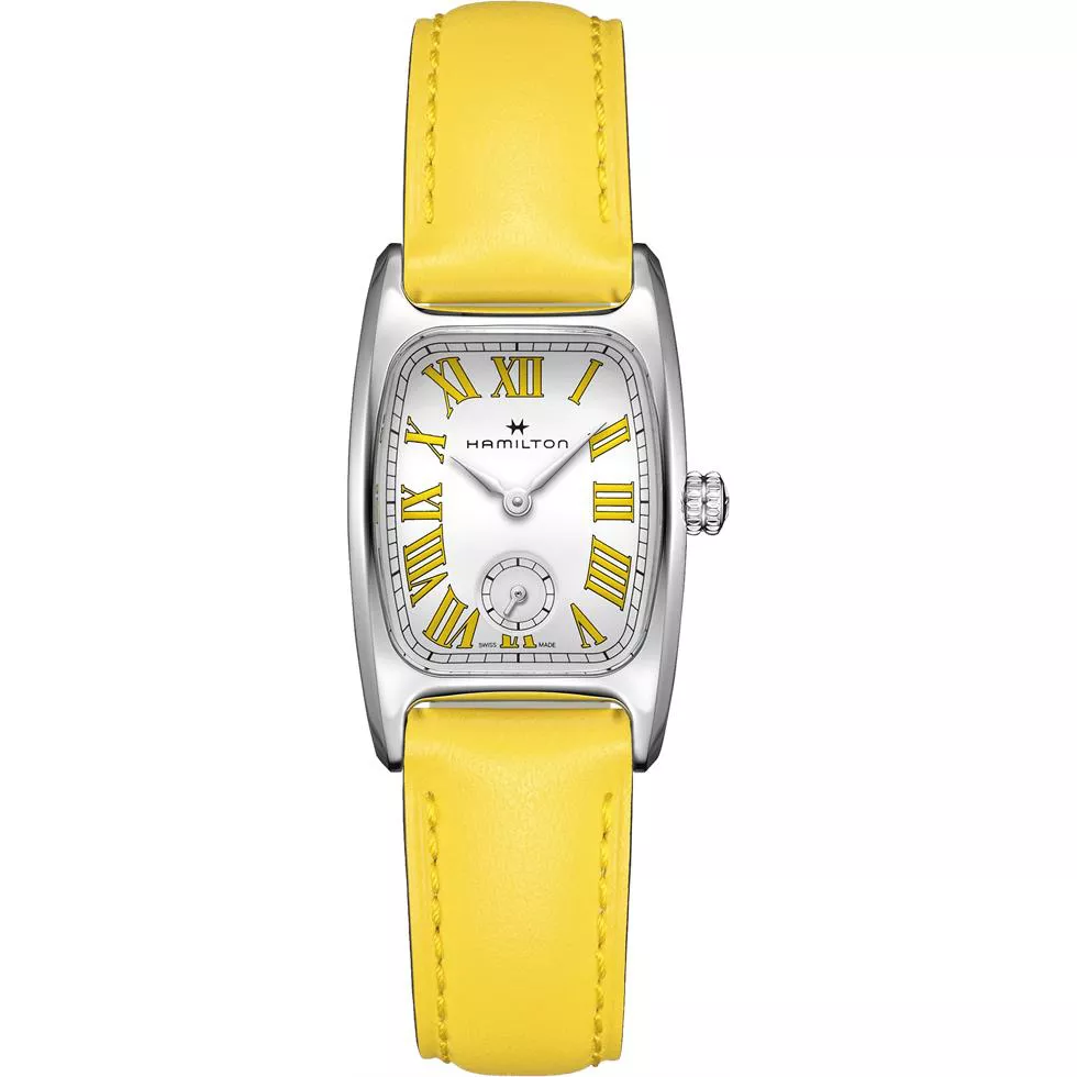 Hamilton American Classic Yellow Watch 24mmx27mm