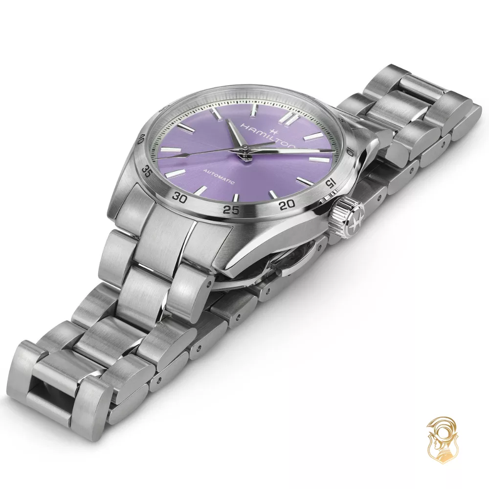 Hamilton Jazzmaster Purple Automatic Watch 34mm