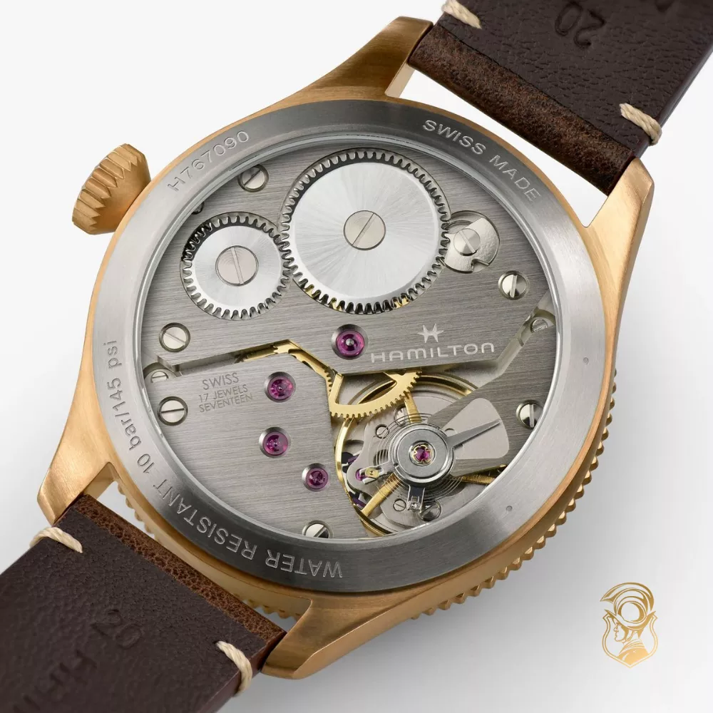 Hamilton Khaki Aviation Pilot Pioneer Mechanical Bronze Watch 43mm