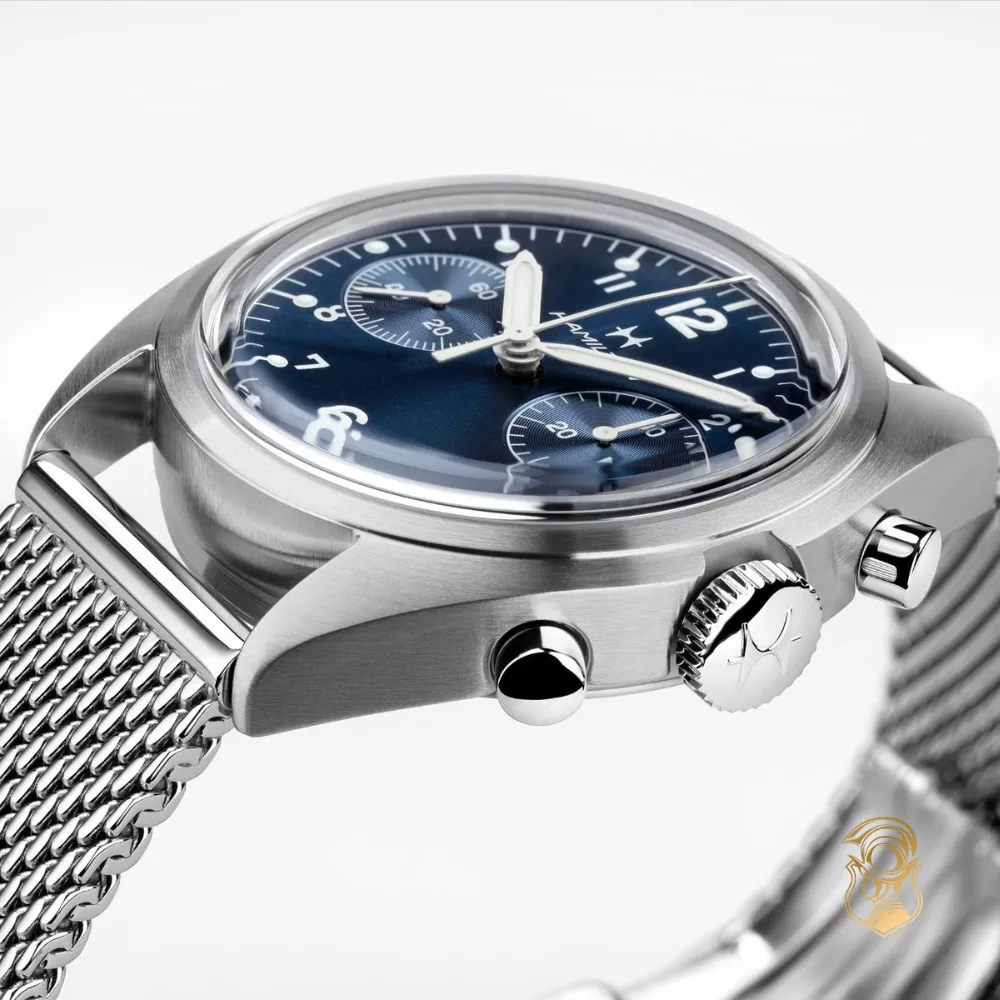 Hamilton Khaki Aviation Pilot Pioneer Mechanical Chrono Watch 40mm