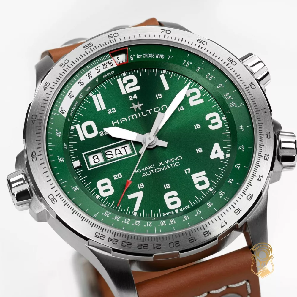 Hamilton Khaki Aviation X-Wind Day Date Watch 45mm