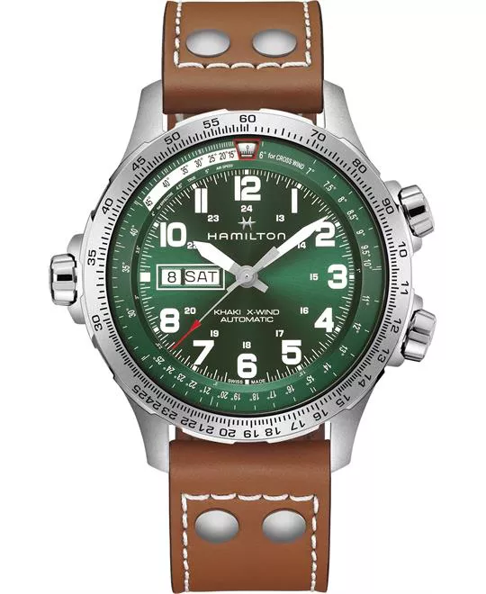 Hamilton Khaki Aviation X-Wind Day Date Watch 45mm
