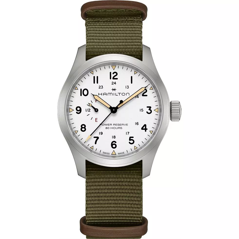 Hamilton Khaki Field Mechanical Power Reserve Watch 40mm 