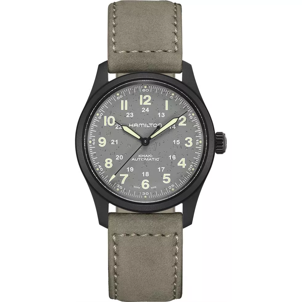 Hamilton Khaki Field Titianium Grey Tone Watch 38mm