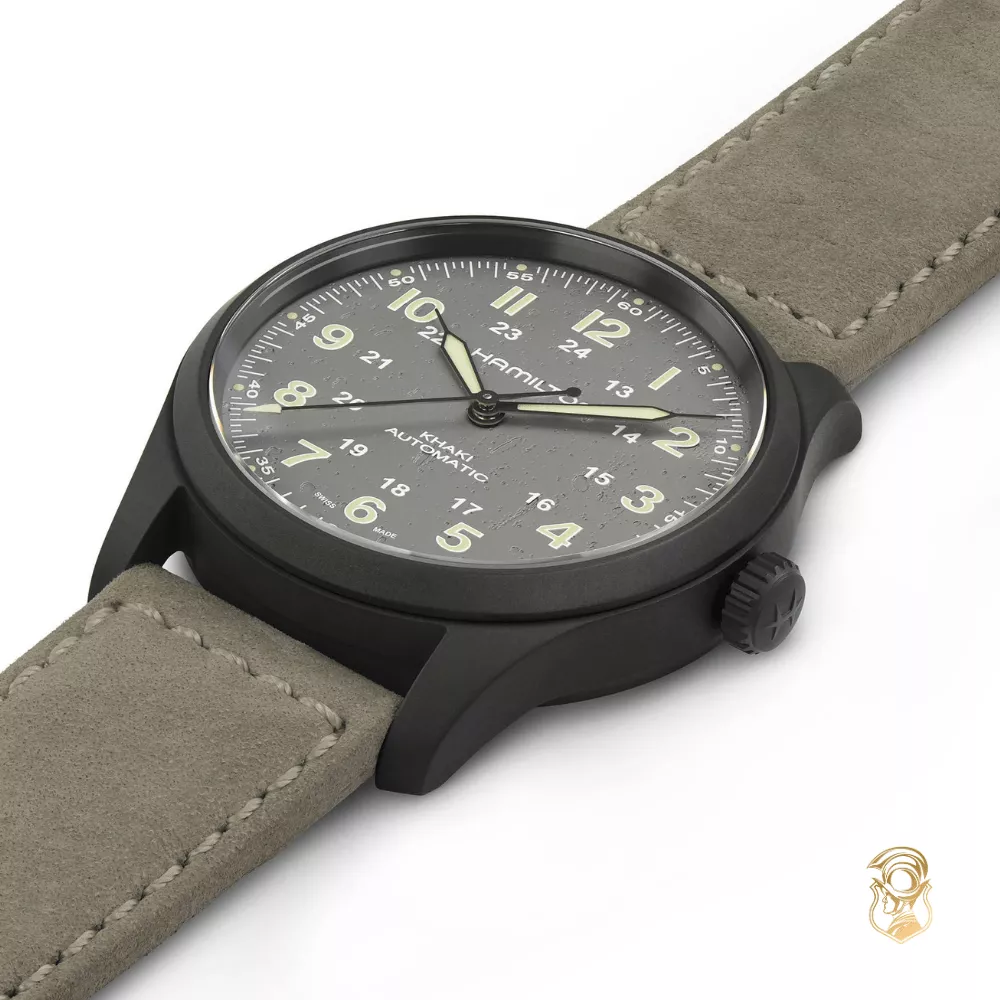 Hamilton Khaki Field Titianium Grey Tone Watch 38mm