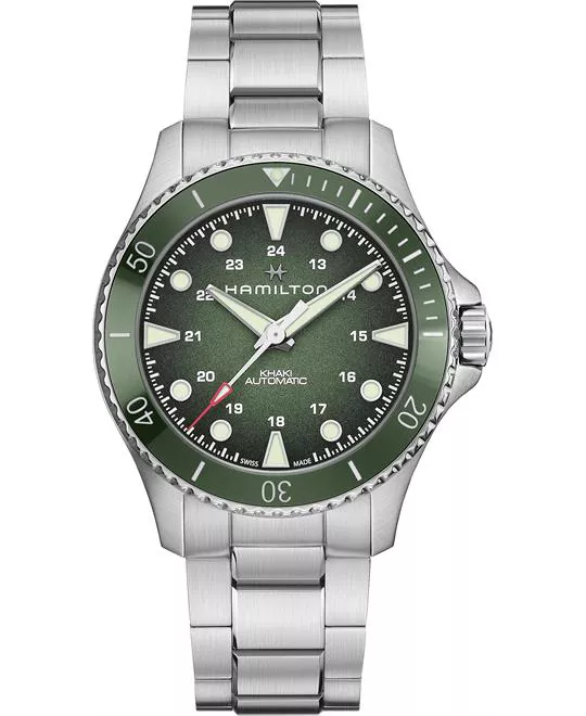 Hamilton Khaki Navy Green Scuba Watch 43mm