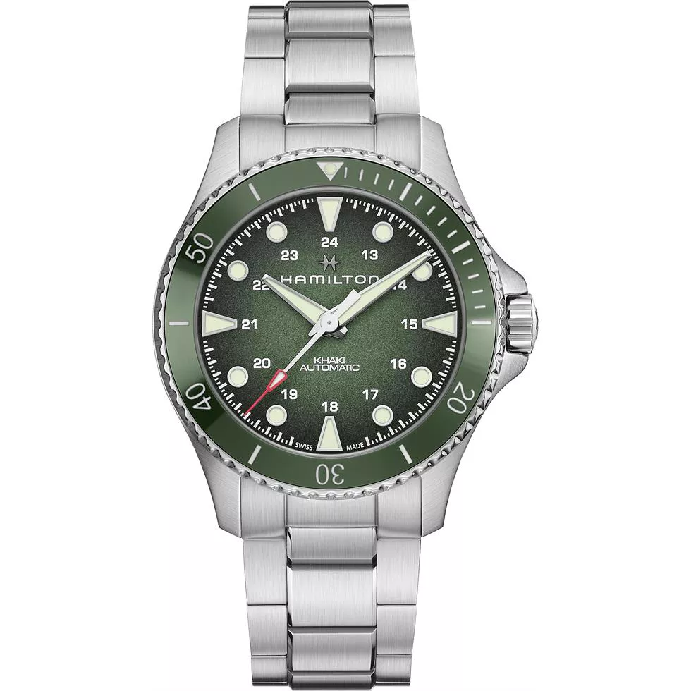 Hamilton Khaki Navy Green Scuba Watch 43mm