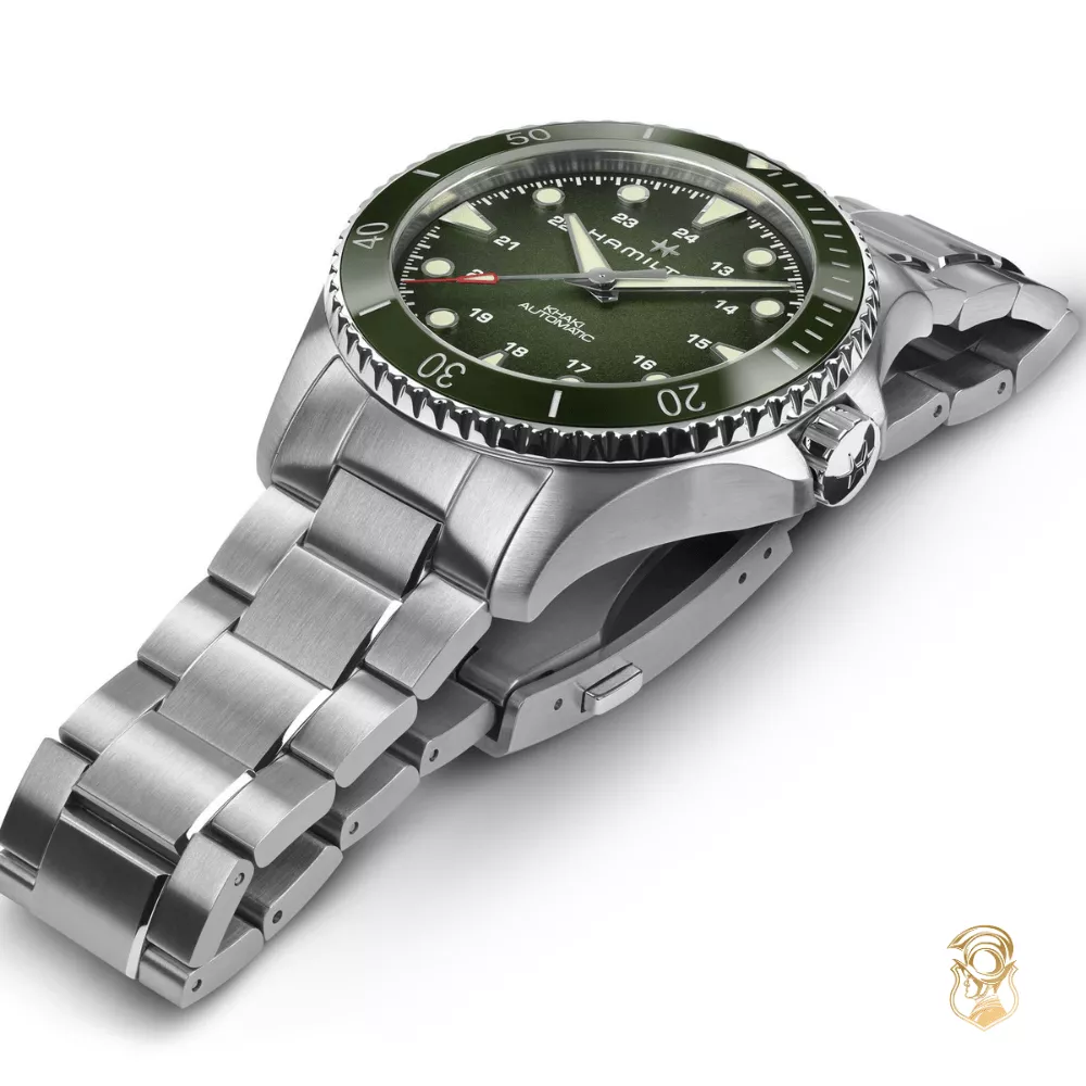 Hamilton Khaki Navy Green Scuba Watch 43mm