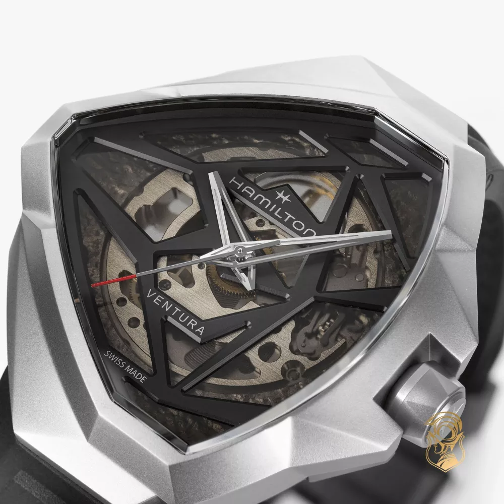 Hamilton Ventura Edge Skeleton Automatic Watch 51mm x 47mm